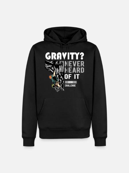 Rock Climbing Mountaineering Climbing - Men’s Premium Organic Hoodie - black