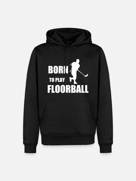 Floorball - Men’s Premium Organic Hoodie - black