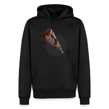 Baseballschläger mit Stacheldraht - Männer Premium Bio Hoodie - Schwarz - Vorne - Nico (187cm)
