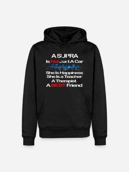 Supra T-Shirt - Herre Premium økologisk hoodie - sort
