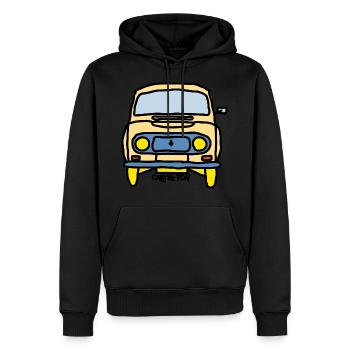 Französisches mythisches altes Auto - Männer Premium Bio Hoodie - Schwarz - Vorne - Nico (187cm)