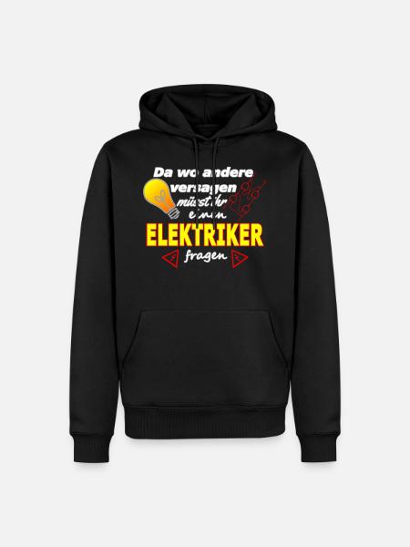 ELECTRICIAN - Men’s Premium Organic Hoodie - black