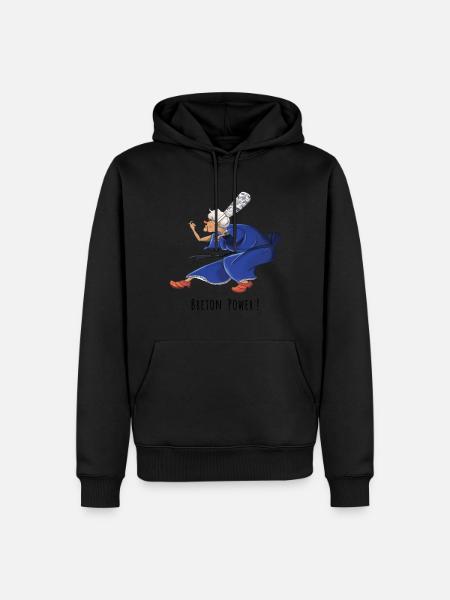 Breton power - Men’s Premium Organic Hoodie - black