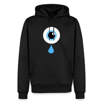 Logo Original Paroxysm Original - Sweat à capuche Premium bio Homme - noir - Devant - Nico (187cm)