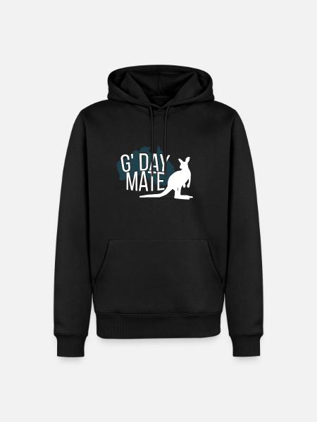 Gday mate - Men’s Premium Organic Hoodie - black