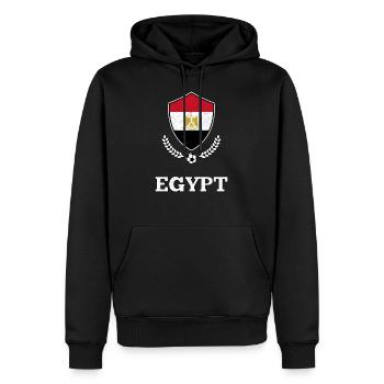 Egypte egyptian équipe de football cadeau idée cadeau - Sweat à capuche Premium bio Homme - noir - Devant - Nico (187cm)