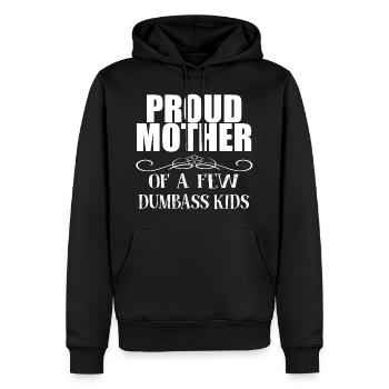 Mutter Mama - Männer Premium Bio Hoodie - Schwarz - Vorne - Nico (187cm)