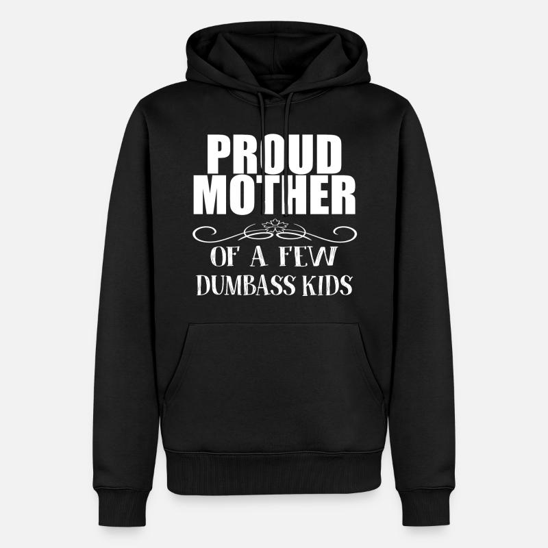Mutter Mama - Männer Premium Bio Hoodie - Schwarz