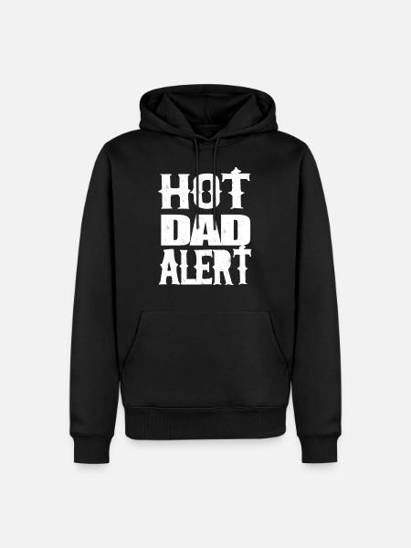 Father's Day dad father - Men’s Premium Organic Hoodie - black