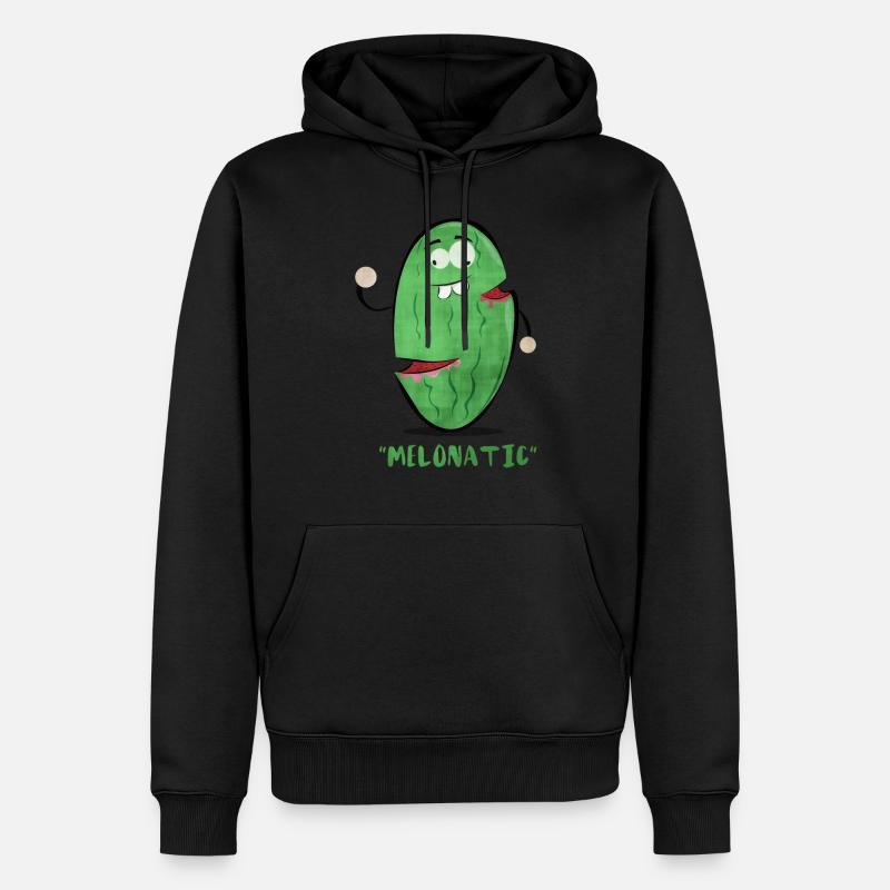Melonatic - Männer Premium Bio Hoodie - Schwarz