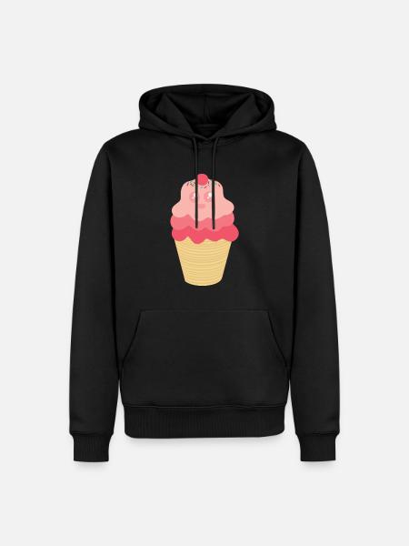 blockedTitle - Sweat à capuche Premium bio Homme - noir