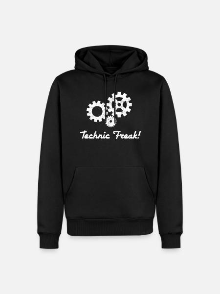 Techniker - Männer Premium Bio Hoodie - Schwarz