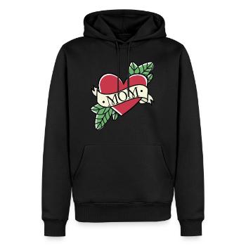 Meilleure maman - Sweat à capuche Premium bio Homme - noir - Devant - Nico (187cm)