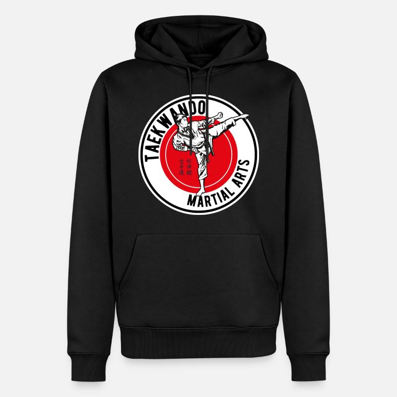 Taekwando - Männer Premium Bio Hoodie - Schwarz
