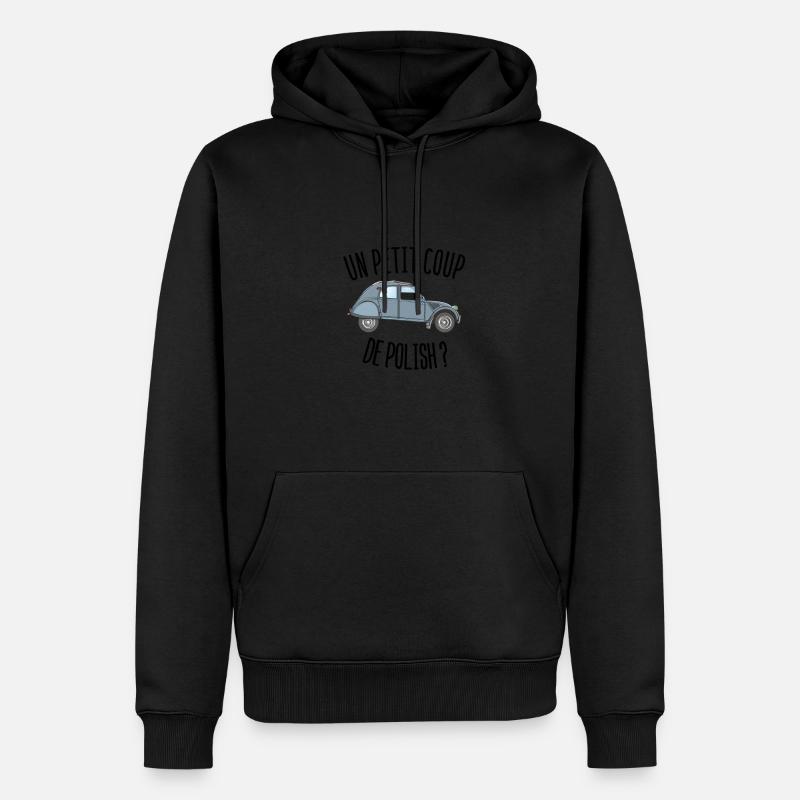 Ein bisschen polnisch? - Männer Premium Bio Hoodie - Schwarz