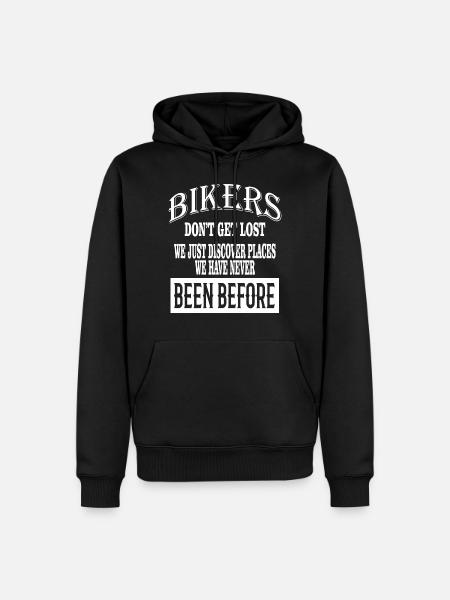 Biker Bike Motorcycle Sayings - Men’s Premium Organic Hoodie - black