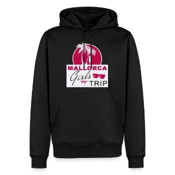 Mallorca Mädels Trip - Männer Premium Bio Hoodie - Schwarz - Vorne - Nico (187cm)