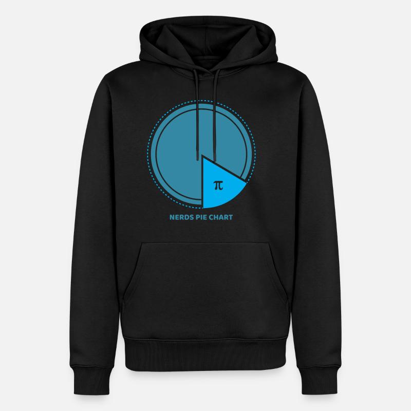 pi - Sweat à capuche Premium bio Homme - noir