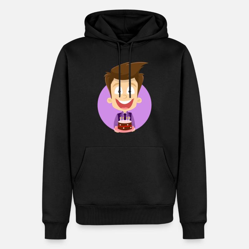 Garçon d'anniversaire - Sweat à capuche Premium bio Homme - noir