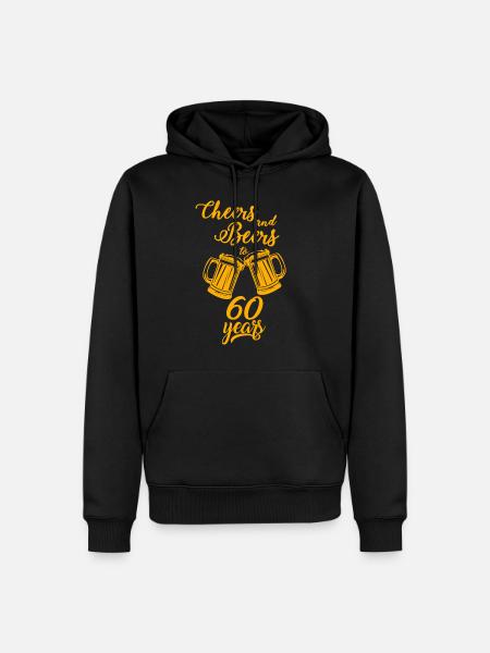 60th birthday - Men’s Premium Organic Hoodie - black