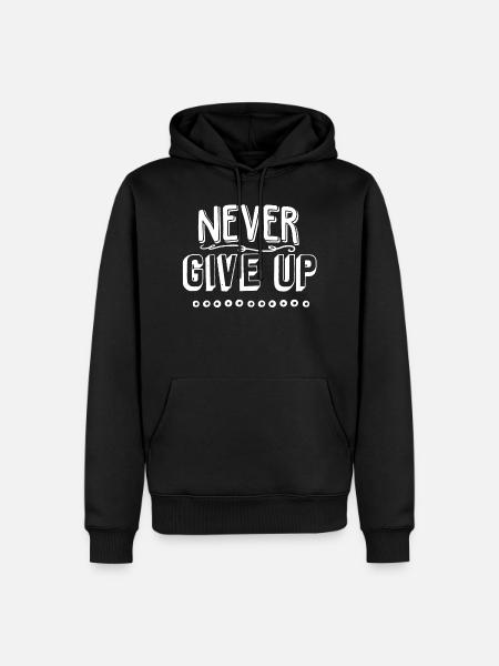 claims - Men’s Premium Organic Hoodie - black