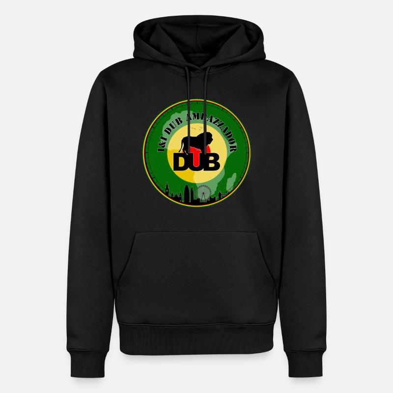 Synchronsprecher - Männer Premium Bio Hoodie - Schwarz