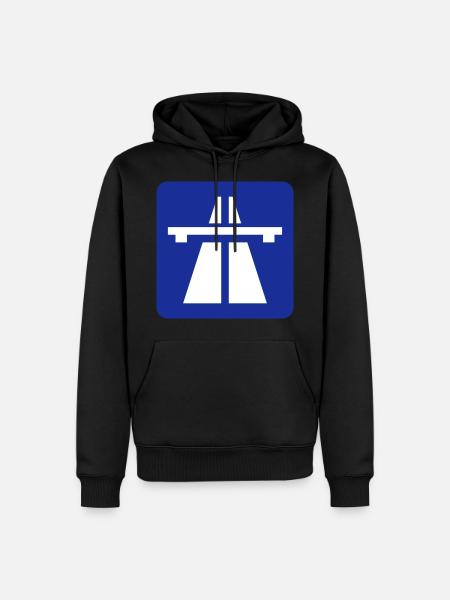 Autobahn - Men’s Premium Organic Hoodie - black