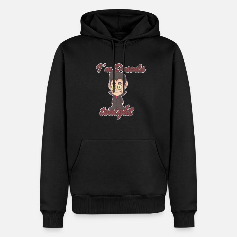 Dracula - Männer Premium Bio Hoodie - Schwarz