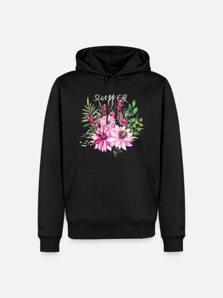 bouquet v1 - Men’s Premium Organic Hoodie - black