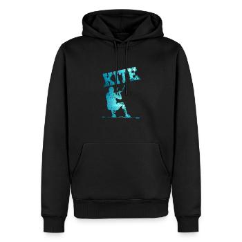 Kite Surfers - Kite Surfing # 5 - Men’s Premium Organic Hoodie - black - Front - Nico (187cm)