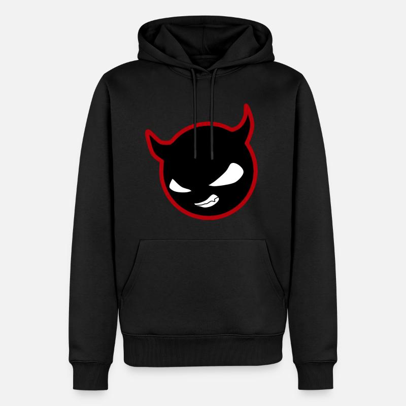 Bon diable - Cool design - Sweat à capuche Premium bio Homme - noir