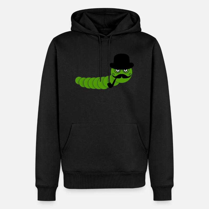 ver - Sweat à capuche Premium bio Homme - noir