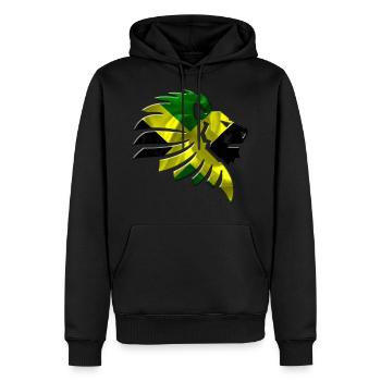 Jamaïque - Sweat à capuche Premium bio Homme - noir - Devant - Nico (187cm)