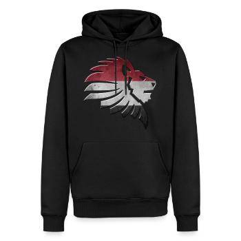 Jemen - Männer Premium Bio Hoodie - Schwarz - Vorne - Nico (187cm)
