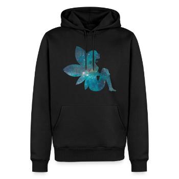 Fairy - Männer Premium Bio Hoodie - Schwarz - Vorne - Nico (187cm)