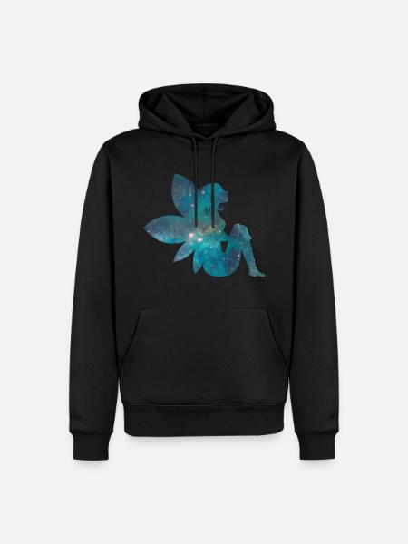 fée - Sweat à capuche Premium bio Homme - noir