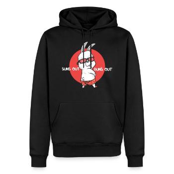 Sommer T-Shirt Lustiger Spruch Strand Shirt Urlaub - Männer Premium Bio Hoodie - Schwarz - Vorne - Nico (187cm)