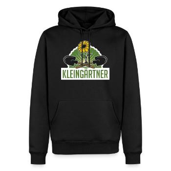 Cadeau de lotissement jardinier jardinier jardinier - Sweat à capuche Premium bio Homme - noir - Devant - Nico (187cm)