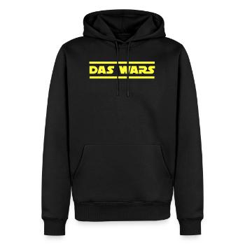 Das wars! Hochzeit Bachelor Junggesellenabschied - Männer Premium Bio Hoodie - Schwarz - Vorne - Nico (187cm)