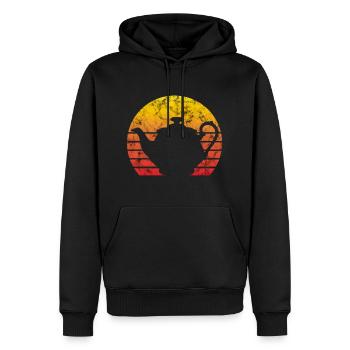 Tee Teetrinker Teekanne Teekenner Trinken Geschenk - Männer Premium Bio Hoodie - Schwarz - Vorne - Nico (187cm)