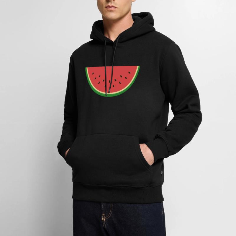 Motif de pastèque pastèque Sweat à capuche Premium bio Homme