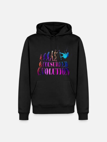 Kitesurfing - Men’s Premium Organic Hoodie - black