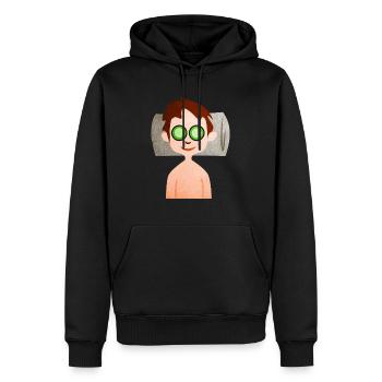 Sauna Relax Relaxen Gurke Geschenk Idee - Männer Premium Bio Hoodie - Schwarz - Vorne - Nico (187cm)