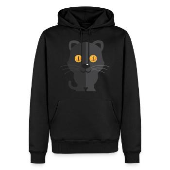 Animals Tiere Animal Print Nature 26 - Männer Premium Bio Hoodie - Schwarz - Vorne - Nico (187cm)