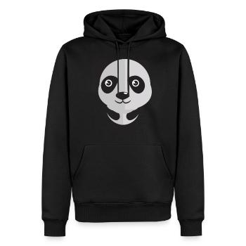Animals Tiere Animal Print Nature 34 - Männer Premium Bio Hoodie - Schwarz - Vorne - Nico (187cm)