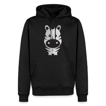 Animals Tiere Animal Print Nature 46 - Männer Premium Bio Hoodie - Schwarz - Vorne - Nico (187cm)