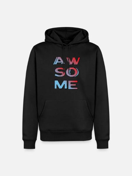 Awsome gift idea imprint - Men’s Premium Organic Hoodie - black