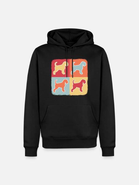 Schnauzer - Männer Premium Bio Hoodie - Schwarz