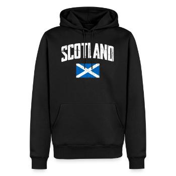 Scots, Scotland, Scottish - Men’s Premium Organic Hoodie - black - Front - Nico (187cm)