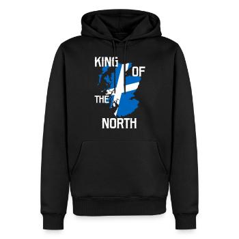 Scots, Scotland, Scottish - Men’s Premium Organic Hoodie - black - Front - Nico (187cm)